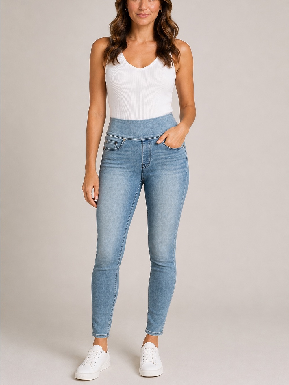 SPANX Signature Waist Shape Skinny Jeans Size 29 NWOT